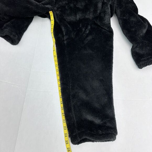 Briefly Stated Gorilla One Piece Costume Union Suit Faux Fur Hooded Adult Medium - Picture 9 of 12